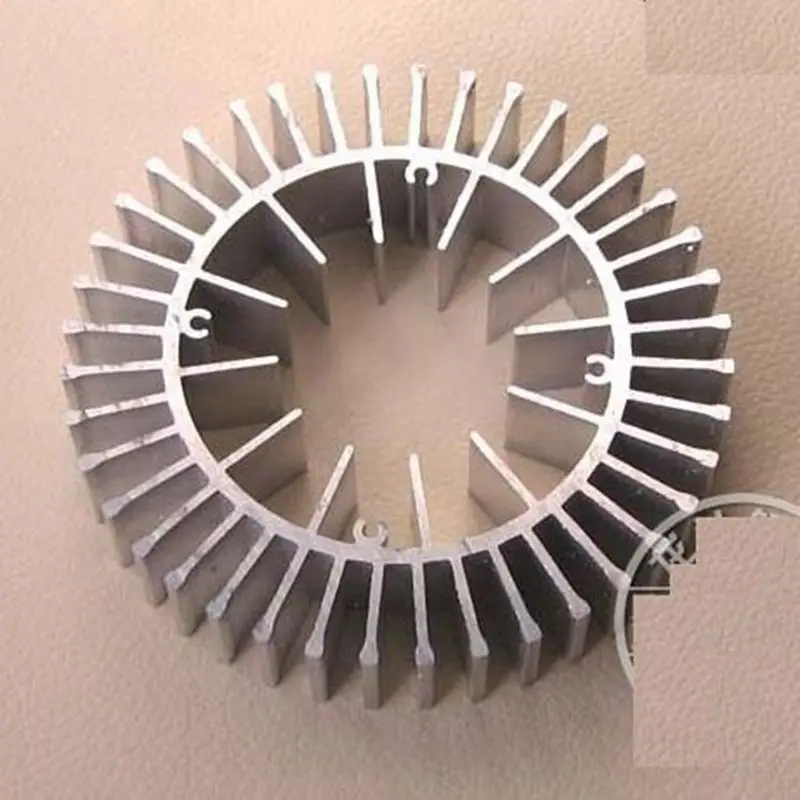 

100x65mm 25W Sunflower heat sink aluminum alloy round radiator aluminum LED heat sink customize