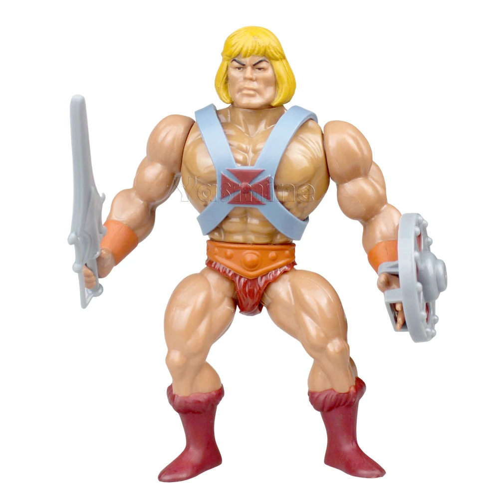 

Masters Motu He-man Fisto Faker Action Figure Retro Figurine Doll Collectible Model Toys Kids Gift