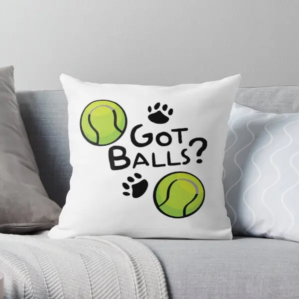 

Наволочка для подушки с принтом «Got Balls», квадратная модная декоративная подушка для офиса и автомобиля, подушки в комплект не входят