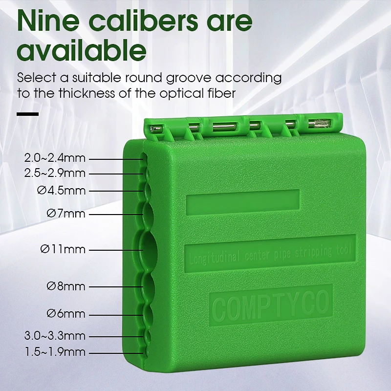 Фотоволоконно-оптический Продольный инструмент для зачистки кабеля 1 5-11 мм |