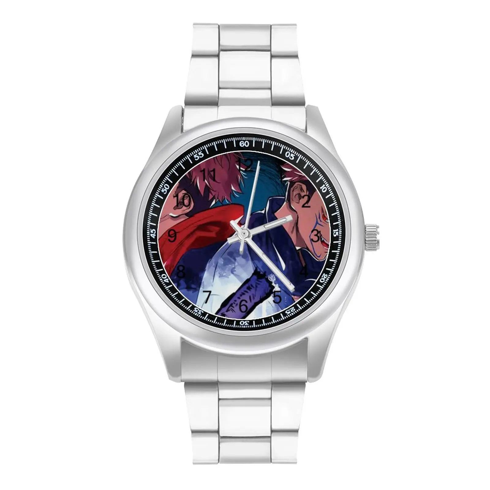 

Yuji Itadori Vs Sakuna Quartz Watch Jujutsu High Class Vintage Wrist Watch Steel Girl Fitness Photo Wristwatch