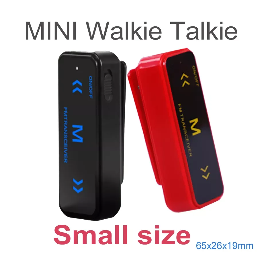 

mini two way walkie talkie red black color MI-NI radios for for Restaurant Hairdresser Beauty Salon Hotel small radio