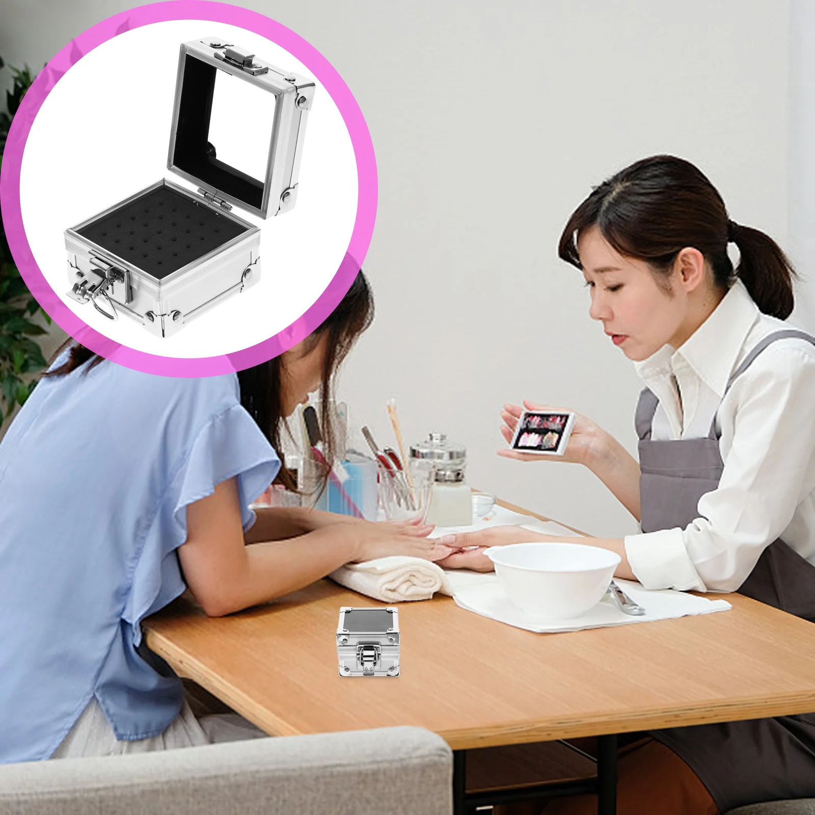 

1 шт. органайзер для маникюрных инструментов