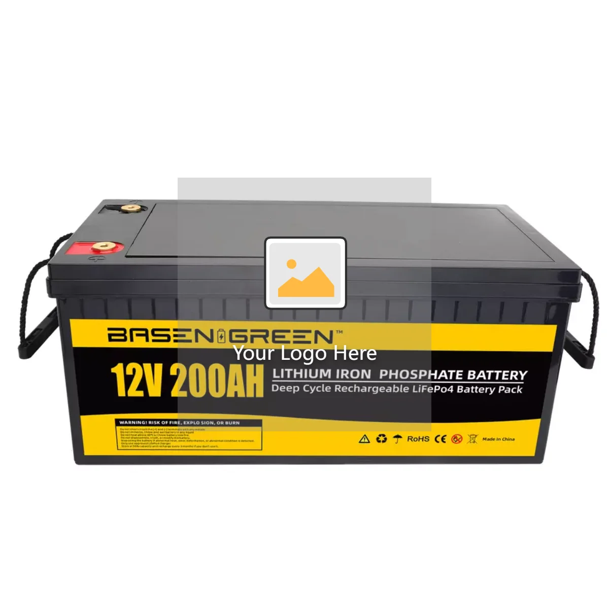 

Hot Sales Energy 12v 200Ah rechargeable lithium storage battery for Solar Systems