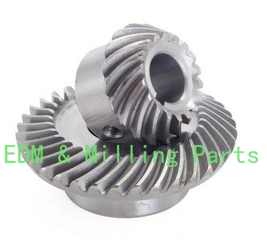 

1Set Of 1pc Milling Machine Lift Helical Gear C77+C96 CNC Vertical For Bridgeport Mill Part