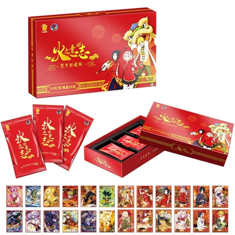 

NARUTO Edition Anime Figures Hero Card Uzumaki Uchiha Sasuke Character Card Collection Bronzing Barrage Flash Cards Boy Gifts