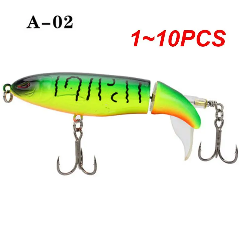 

1~10PCS Topline Tackle Whopper Plopper Topwater Fishing Lure 13g15g36g Floating Lure Trolling Crankbait Pike Hard Baits