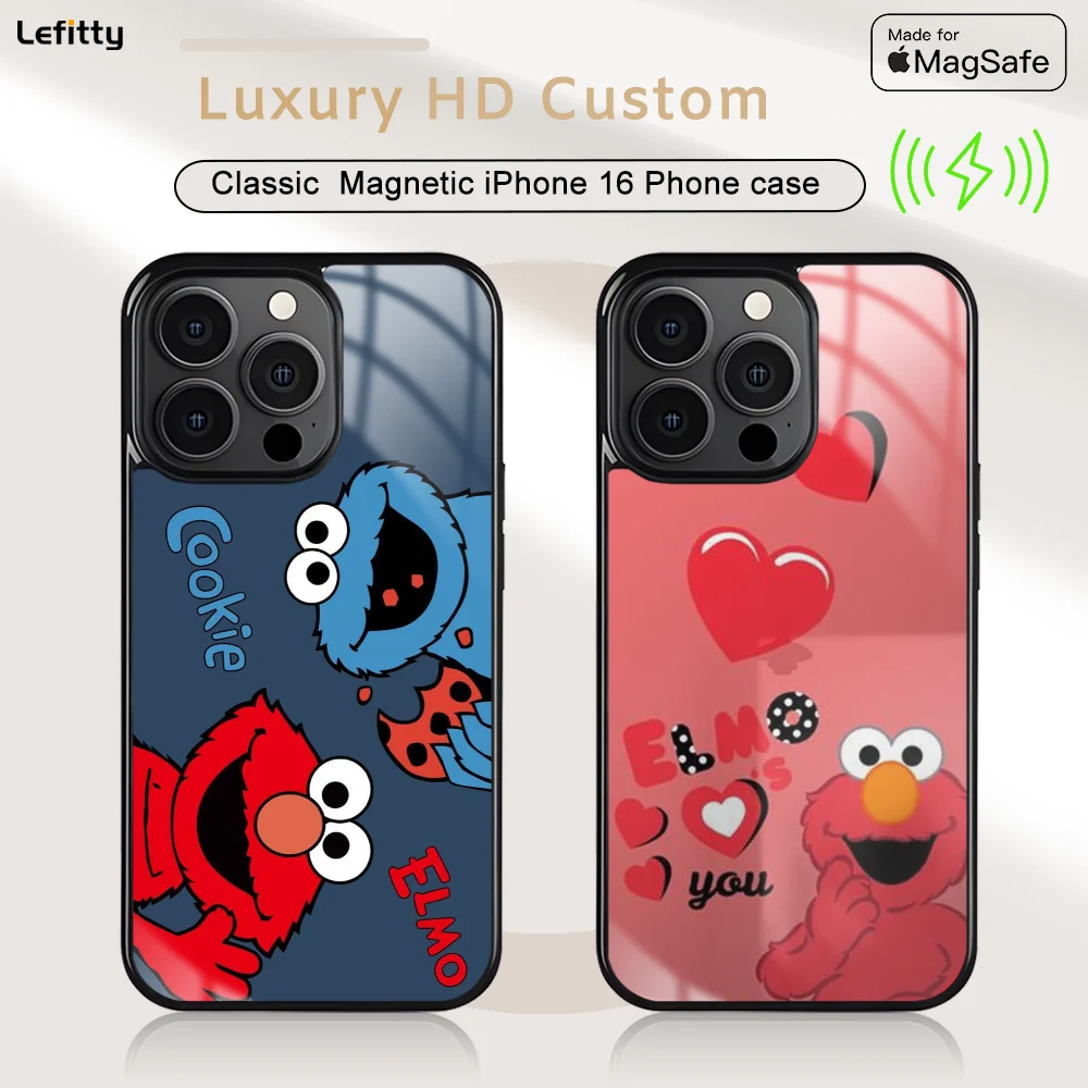 Чехол для телефона Lovel S-Sesame S-Street iPhone 16 15 14 13 12 11 Pro Max Plus Mini магнитный чехол