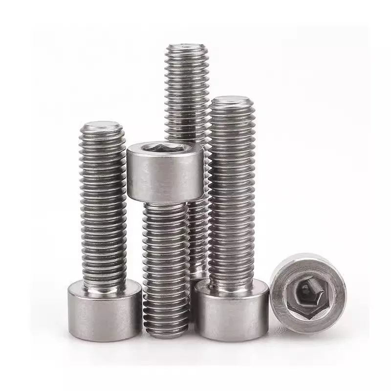 M12 M14 M16 Винты с шестигранной головкой из чистого титана TA2 Болты титанового сплава