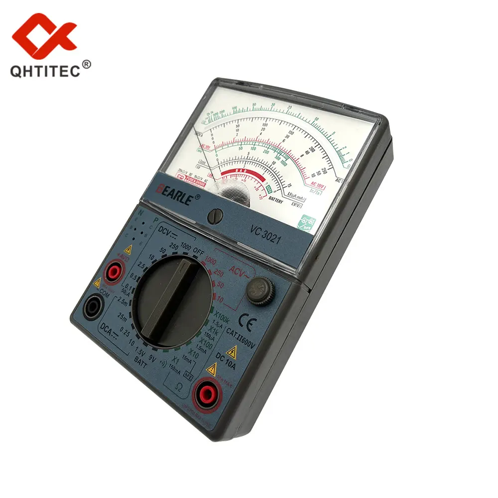 Мультиметр-указка QHTITEC 3021 AC/DC 1000V 10A Амперметр Вольтметр 3 в 1 автомобильные