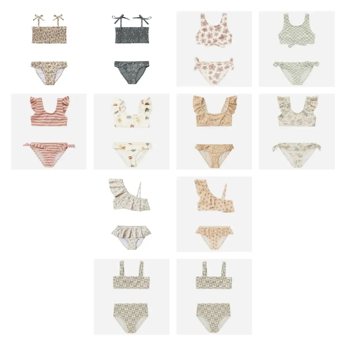 Купальник с лямкой на шее для девочек 24RC