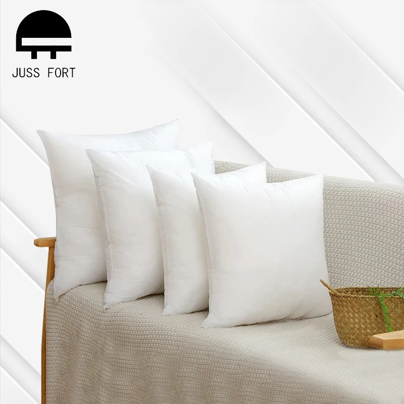 30x30/35x35/40x40/45x45/50x50/50x50cm Padding Cushion Filling Standard White Pillow Soft Decor Seat Home Interior Cushion Core