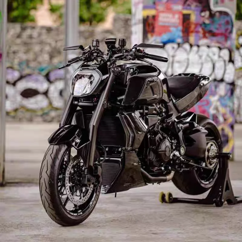 Фото Подходит для Ducati Street Fighter V4/4VS Big Devil Monster Hacker XADV750, зеркало заднего вида с фиксированным креплением. №2