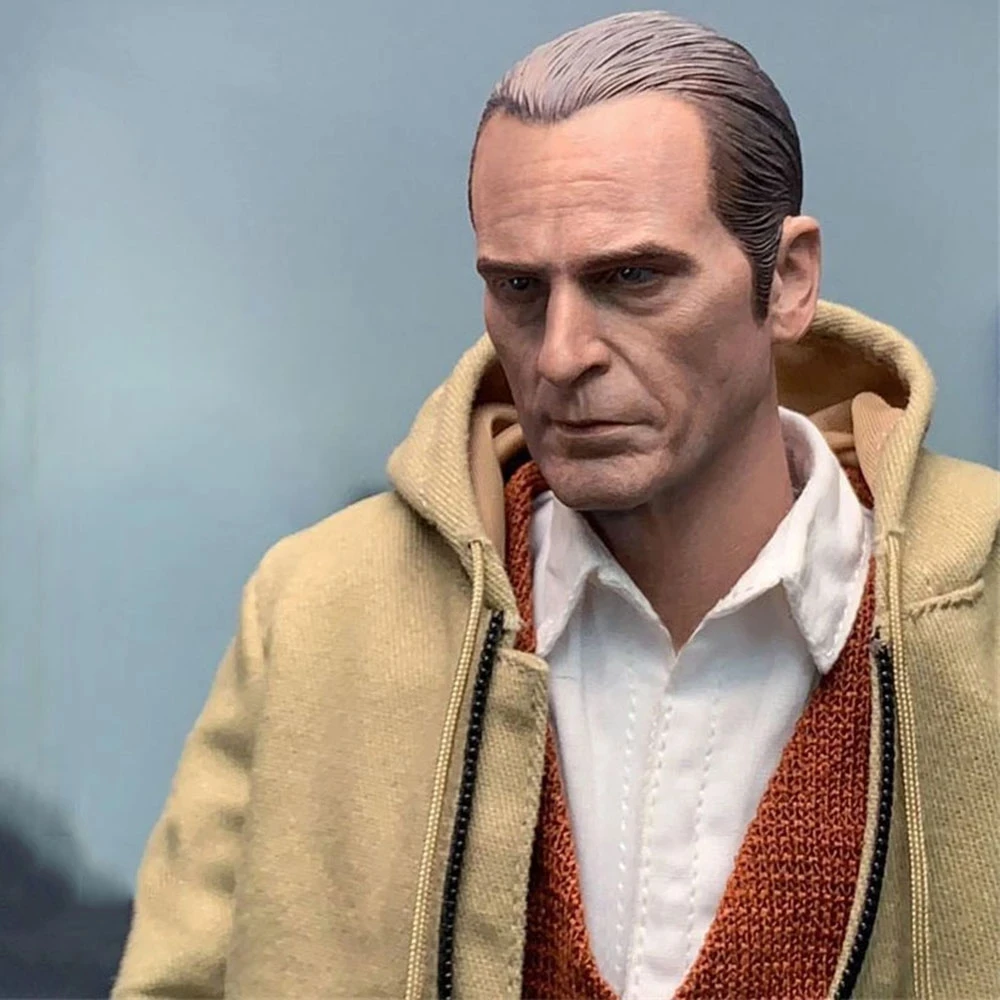 

TOP-007 1/6 Joaquin Phoenix JOKER Head Sculpt PVC Male Soldier Head Carving Fit 12" Action Figure Body
