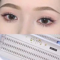 japanese y shape individual grafted eyelashes handmade 0 07c natural soft 3d false eyelashes beginner makeup lashes tools
