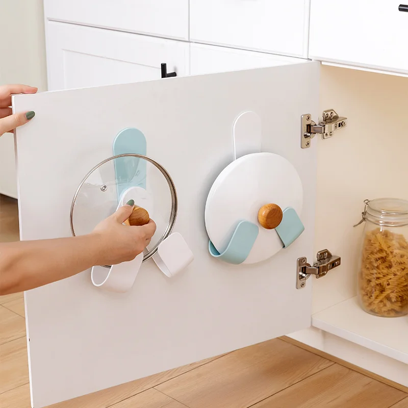 new adjustable pot lid holder cabinet door pan lid organizer cutting boards pots hanging holders pan pot cover rack for kitchen free global shipping
