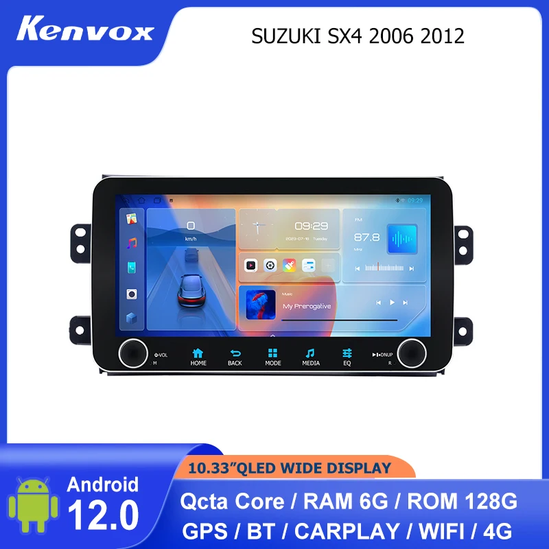 Автомагнитола на Android для Suzuki SX4 10 33 дюйма 2006 2012 стерео мультимедийный плеер
