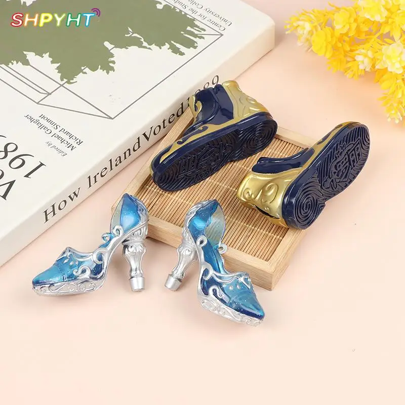 1/3 Doll Shoes High Heels Boots Cystal Blue Super Model FR Body Figure BJD Doll Original Doll Casual Shoes Boot Doll Accessories images - 6