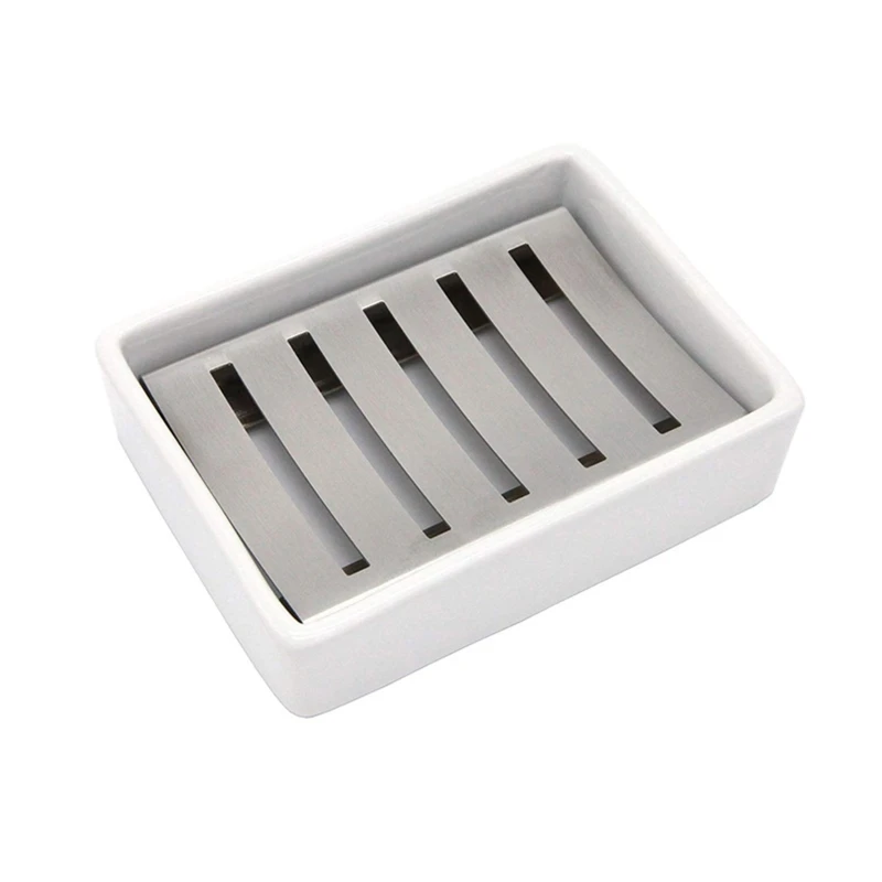 

Double Layer Drain Soap Tray Dishcloth Storage Box Stainless Steel Filter Net