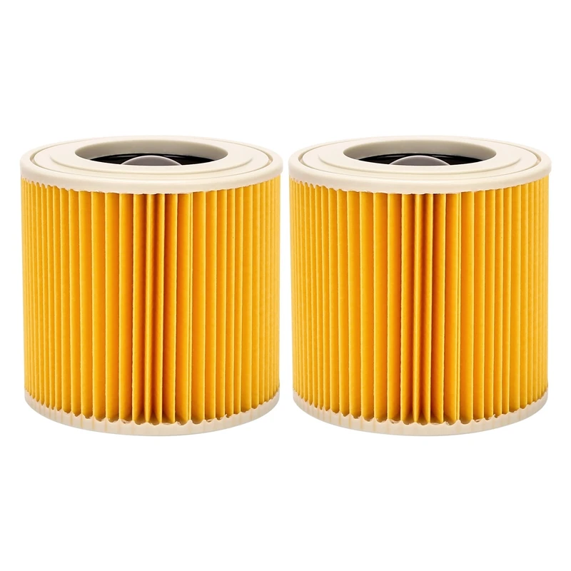

2Pcs Replacement HEPA Filter For Karcher WD2.200 WD3.500 A2004 A2054 Wet & Dry Vacuum Cleaners Parts