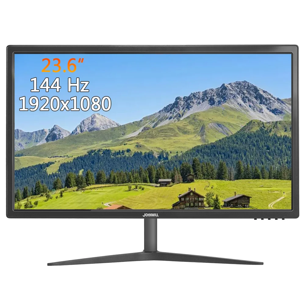 

144Hz Gaming Monitor 23.6 Inch FHD 1920x1080 IPS Panel 2ms Response Time Computer Monitor USB HDMI For Laotop PS4/PS5 Switch
