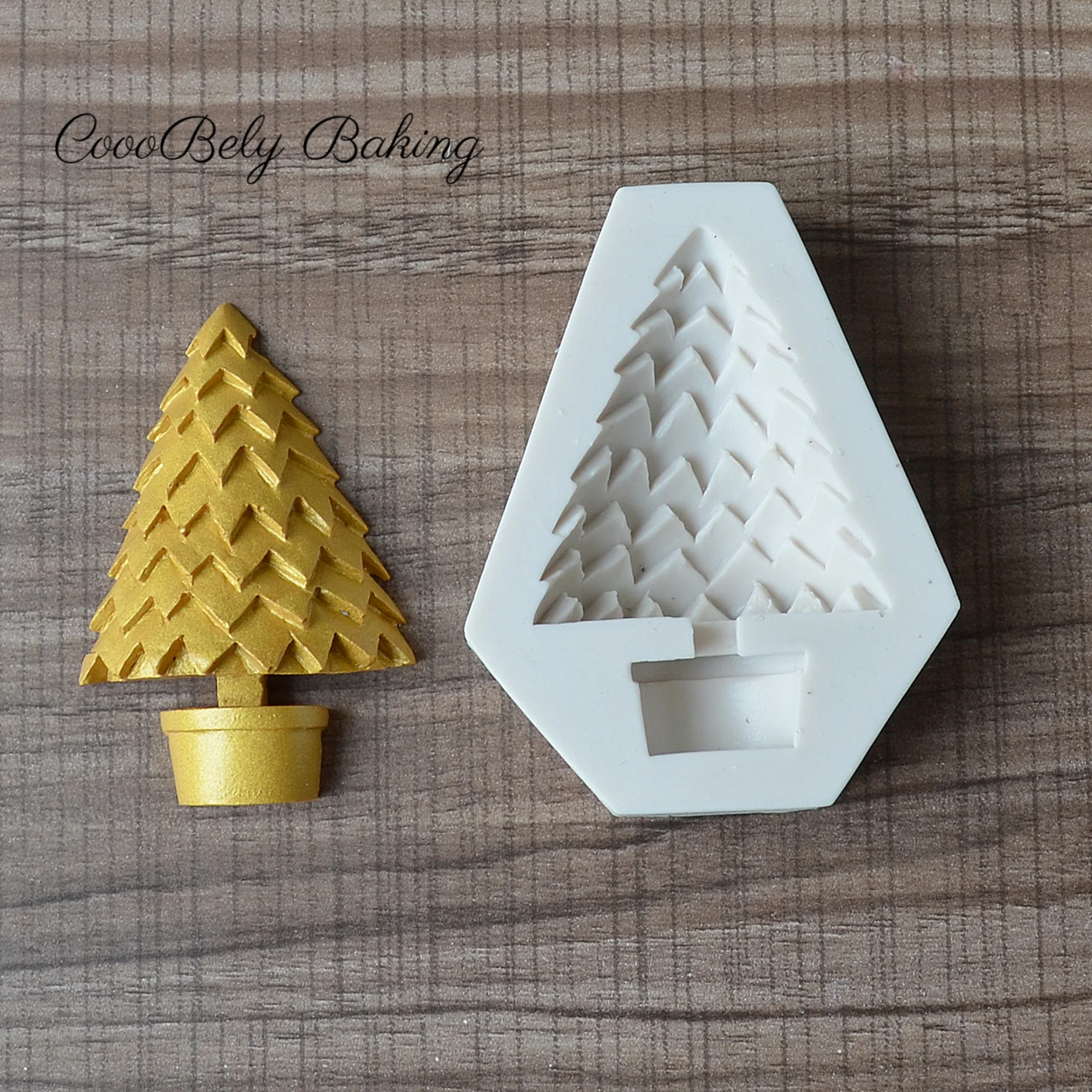 

3D Christmas Tree Silicone Cake Molds DIY Fondant Mold Cupcake Jelly Candy Chocolate Decoration Baking Tools Moulds