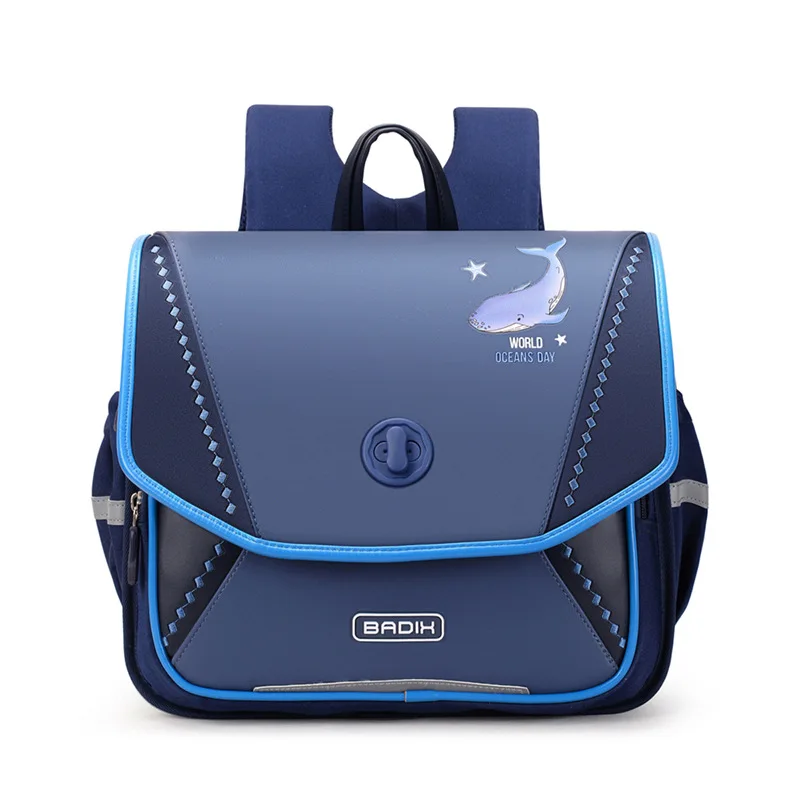 Grade 1-6 Horizontal British Style Children Unicorn Foldable Backpacks New Girl Boy Large Bags Breathable Mochila Back To School