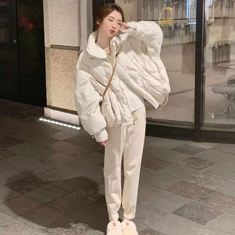 

Women Jacket Parka Ultra-light Down Cotton Coat Autumn Winter Warm Women's Outerwear Clothing Padded Casual Outwear V10