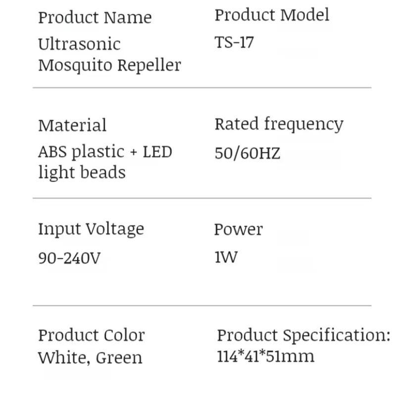 Ультразвуковой репеллент от комаров ароматерапия ночная лампа дневного света