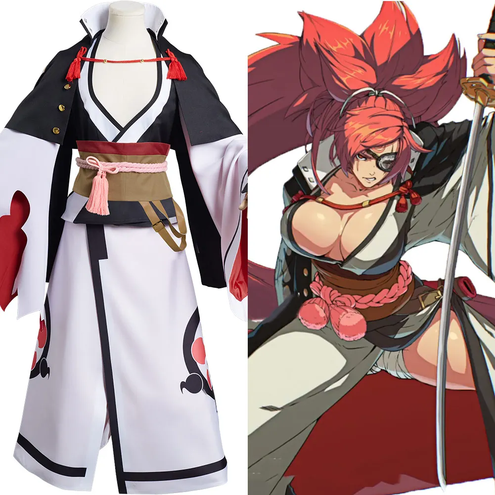 

Guilty cosplay Gear Strive Baiken Cosplay Costume Outfits Halloween Carnival Suit