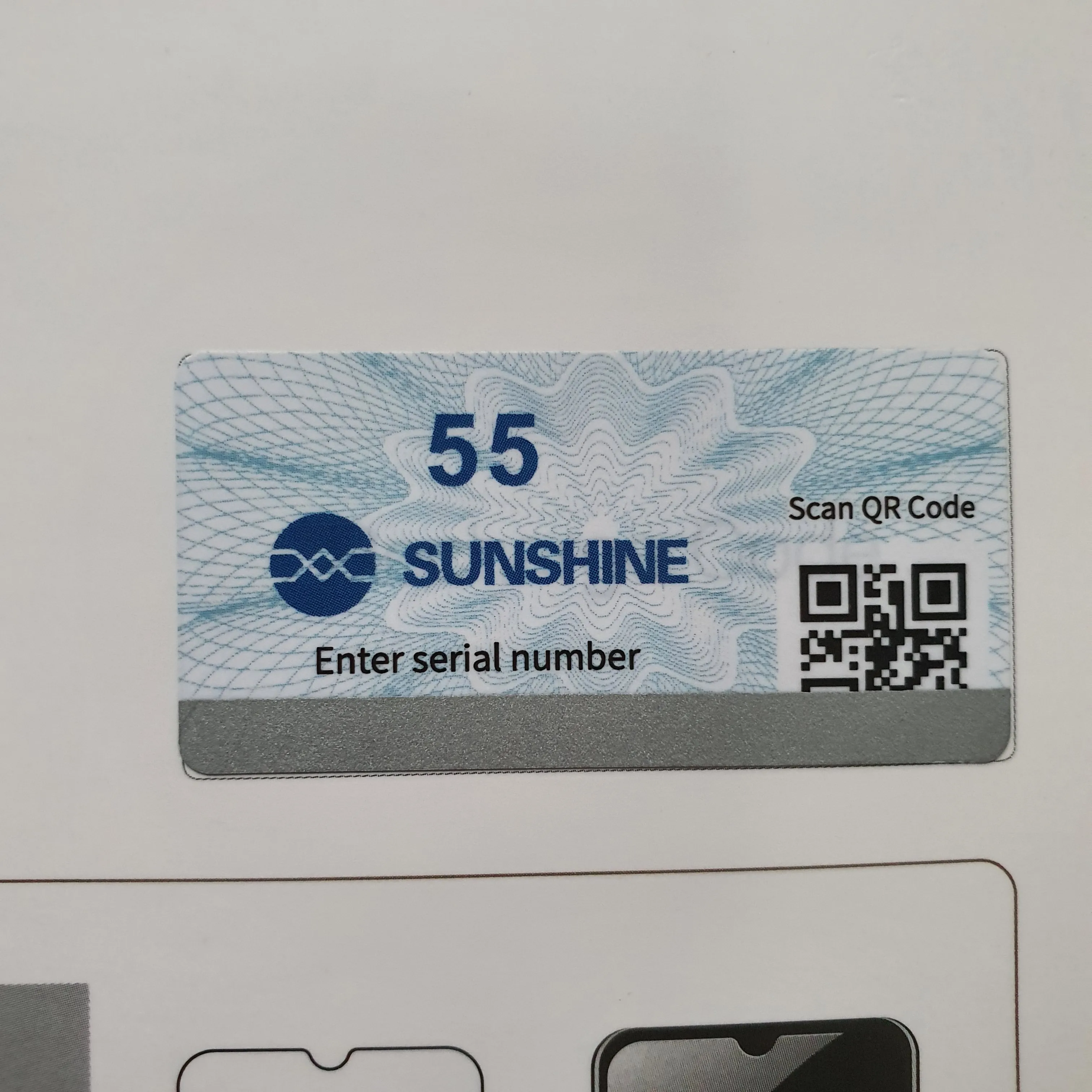 Фото Оригинальный QR-код SUNSHINE для отправки фото и пополнения баланса на 1000 раз для интеллектуального режущего плоттера SUNSHINE SS-890C Pro RL-870 №1