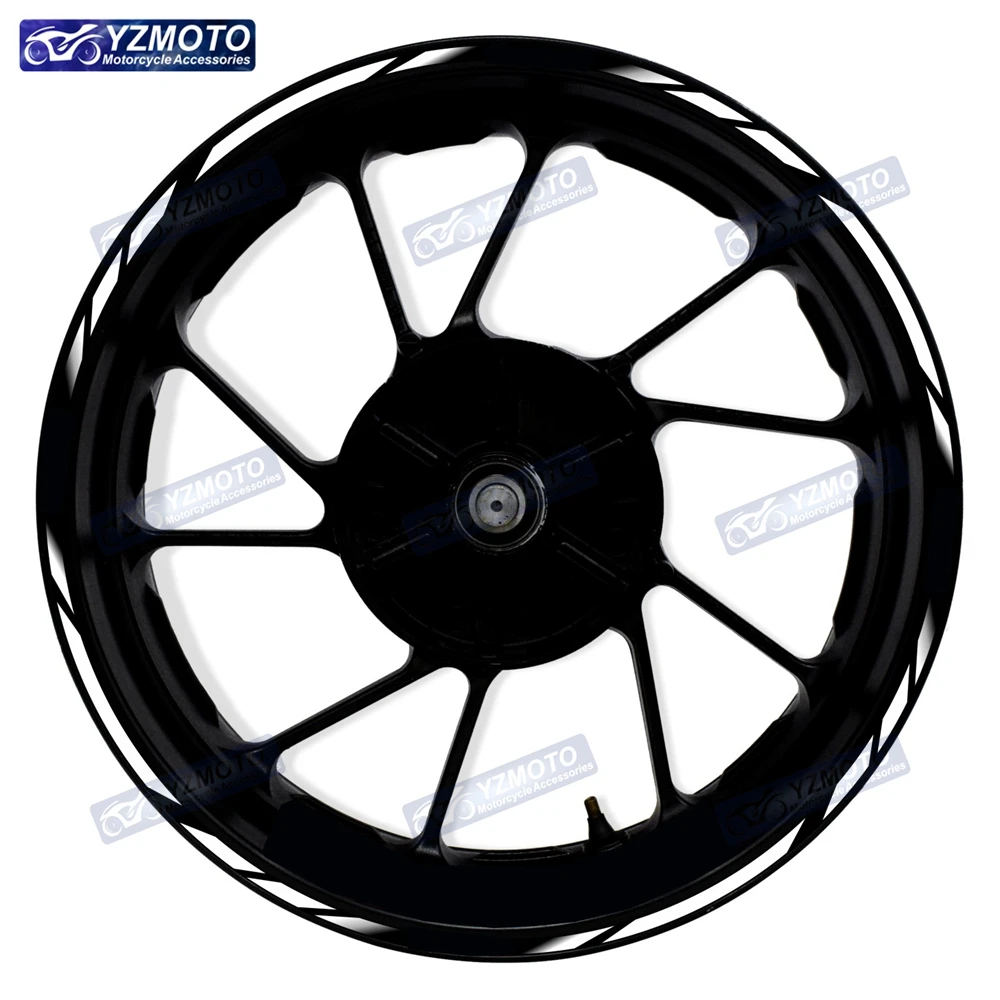 

Для Kawasaki Ninja Z1000SX NINJA1000 мотоциклетные 17-дюймовые передние и задние наклейки на колеса Водонепроницаемые Светоотражающие Обода наклейка украшение