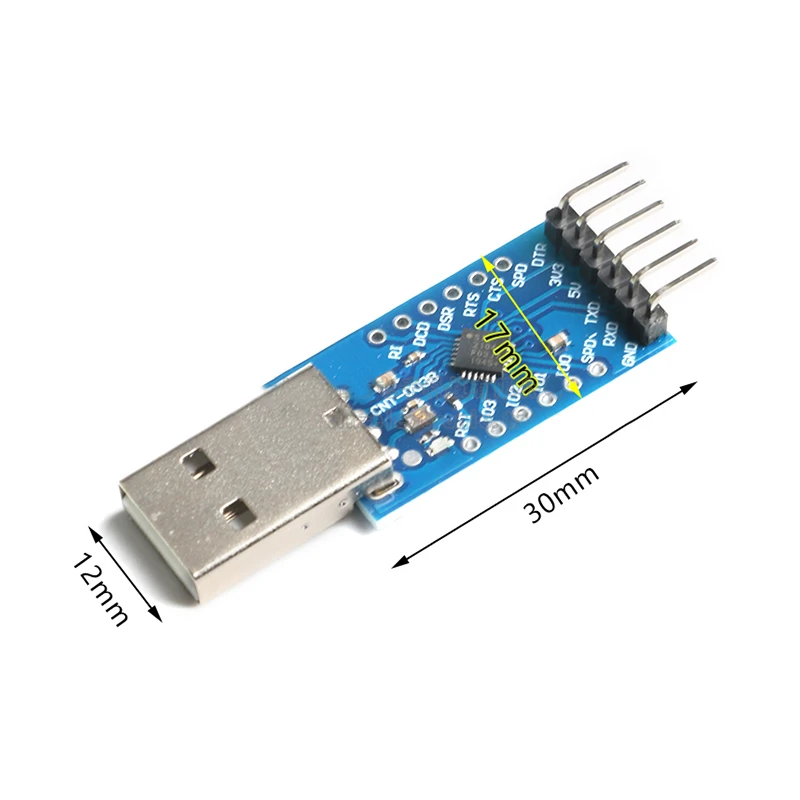 Серийный преобразователь CP2104 с USB 2 0 на TTL UART 6PIN устройство для замены STC PRGMR CP2102