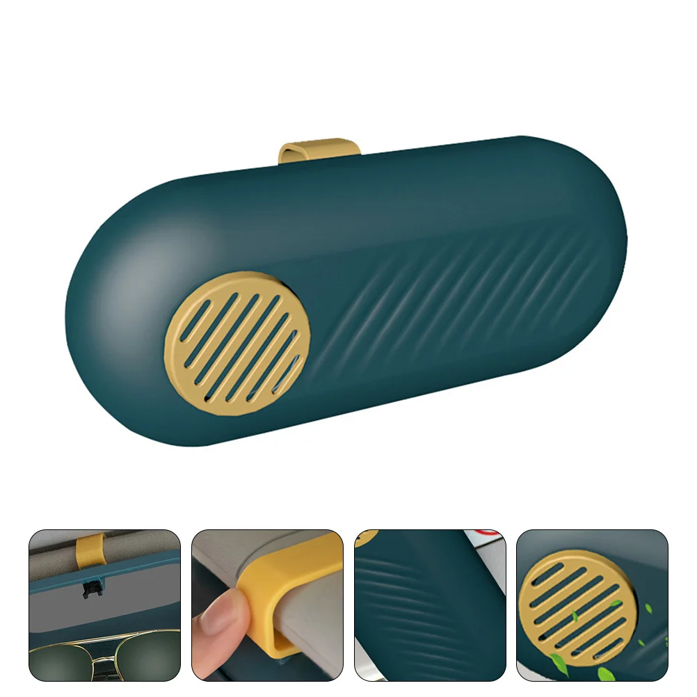 

1 pc Glasses Case with Aroma Diffuser Car Sunglasses Holder Car Glasses Case Cars Sunglasses Box home decor gift cars for