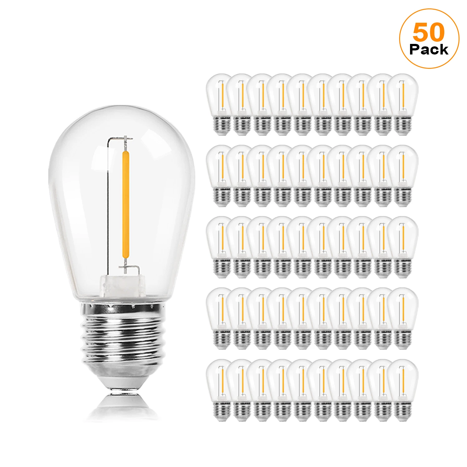 

Genixgreen S14 светодиодные лампы E27 теплый белый