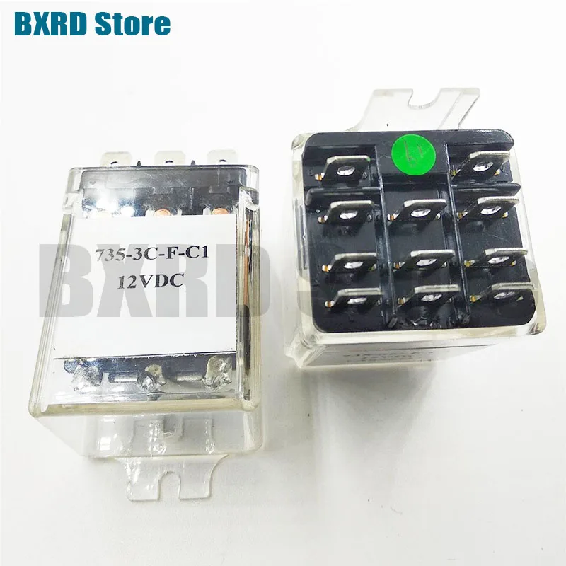 Новый оригинальный 735-3C-F-C1-12VDC 20A, 3 открытых, 3 закрытых контакта, 11 штекеров. (art.: 3920d8293a014) - 3920d8293a014
