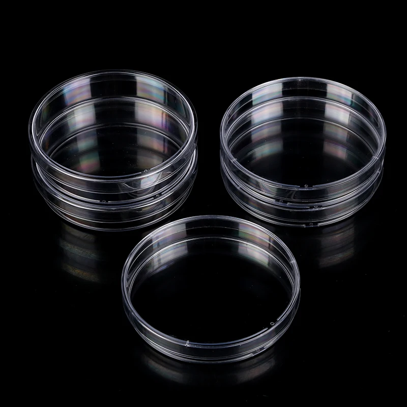 

10Pcs/Pack 90 x 20mm Plastic Petri Dishes For LB Plate Bacterial Yeast Practical Sterile Petri Dishes