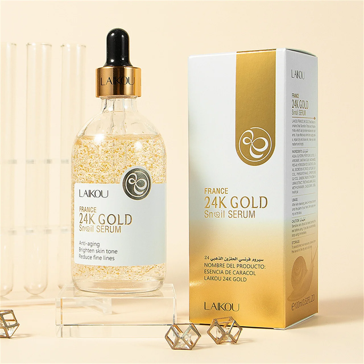 

Golden Snail Essence 100ml Skin Care Product Moisturizing Brighten Tighten Hydrating Repair Soothe Soften Improve Skin Tone