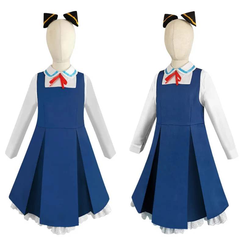 Anime Adult Kids SPY FAMILY Anya Forger Cosplay Costume Dress Uniform Clothes
