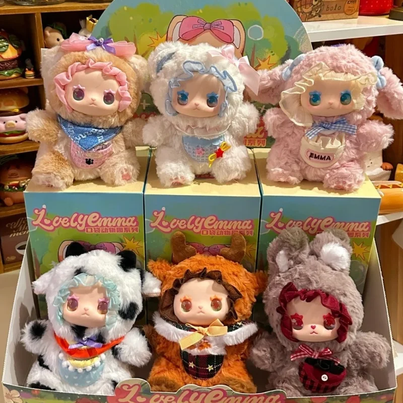 Прекрасные плюшевые куклы серии Emma Pockets Zoo слепая коробка загадочная игрушки