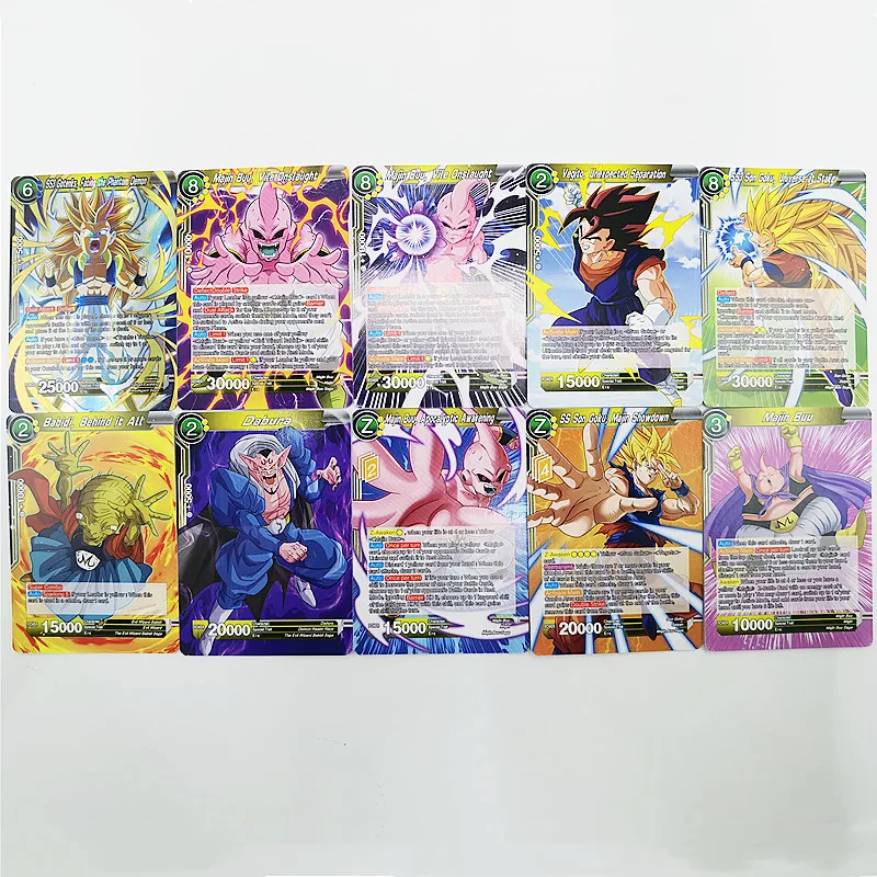 Фото Английские 300 шт., карты Dragon Ball Super Booster, идеальная комбинация, коллекционная карточная игра с коробкой, боевая коллекция игрушек для детей №4