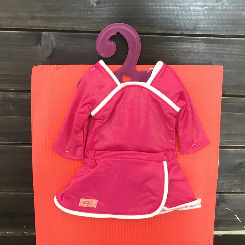 Одежда для куклы платье 18-дюймовой американской 43 см предметы новорожденных zapf