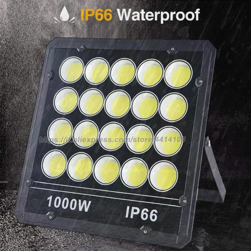 Эквивалент традиционной галогенной лампы мощностью 1000 Вт. Светодиодный