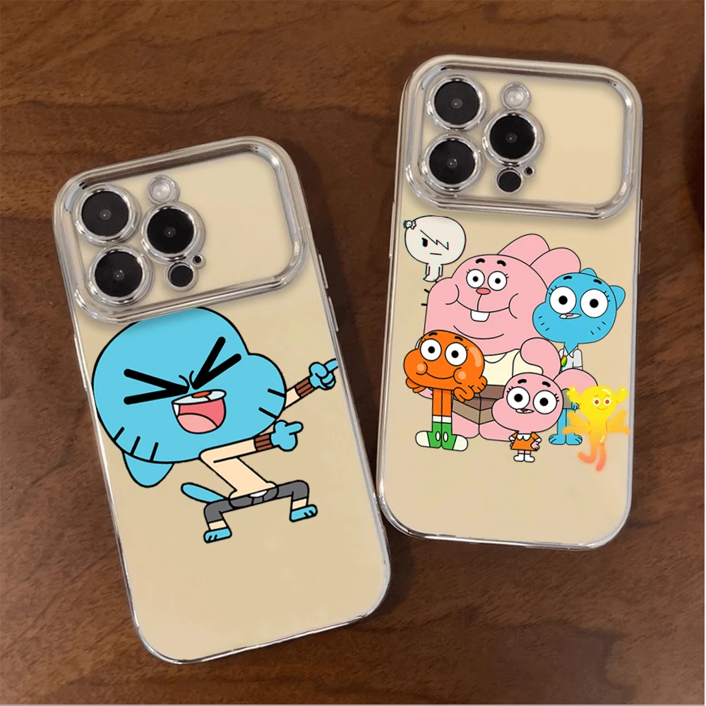 Роскошный милый чехол для телефона с гальваническим покрытием и большим окном