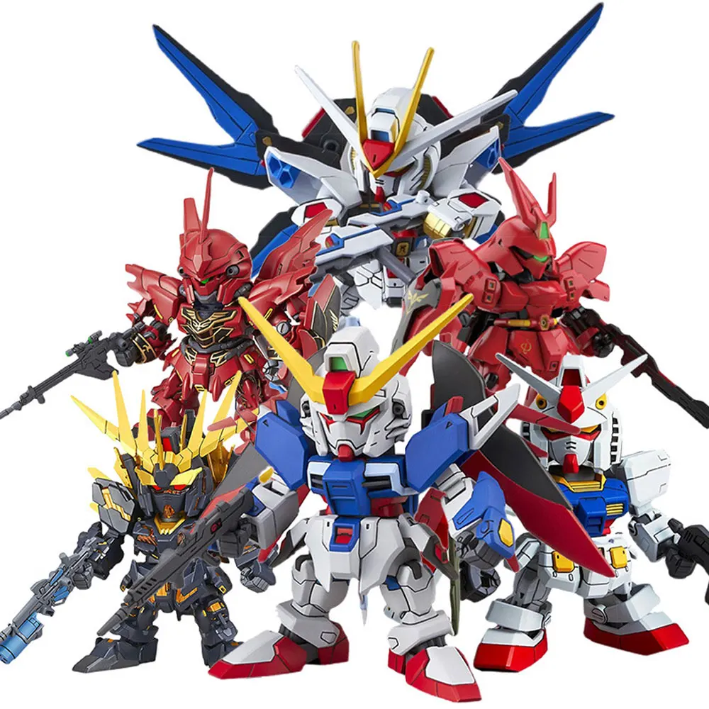 Фото Коллекционные фигурки и модели Bandai Hobby - Gundam, Mobile Suit Gundam Seed Barbatos Warrior BB Senshi C.E. Набор моделей «Битвы Судьбы» №2