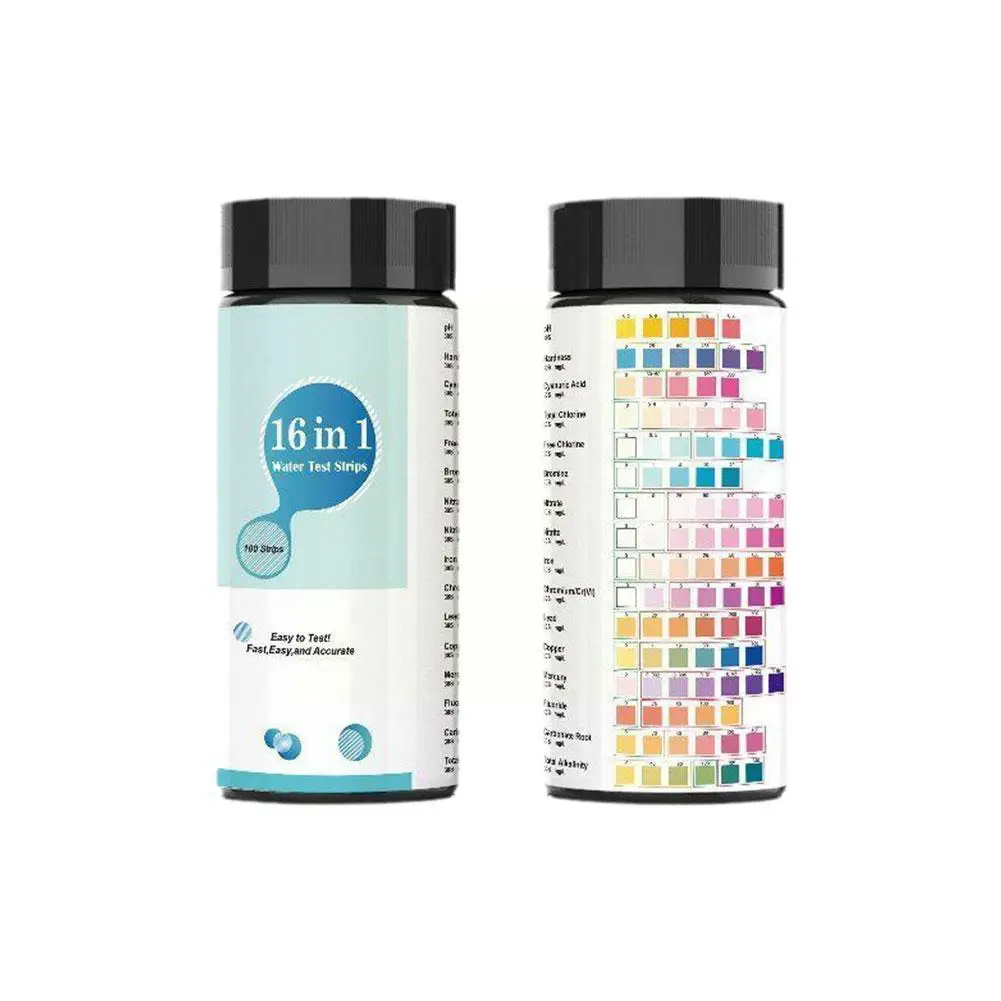 

16 In 1 Drinking Water Test Kit Ph Hardness Test Strips Chlorine Iron Nitrite Lab Testing For Drinking Water Aquariu O8v0
