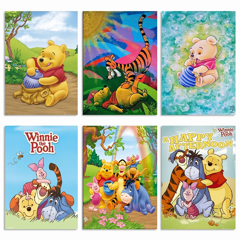 

Diy Diamond Painting Cartoon Winnie The Pooh Bambi Tigger Dumbo Diamond Embroidery Mosaic Cross Stitch Home Decor Hanfmade. Ll27