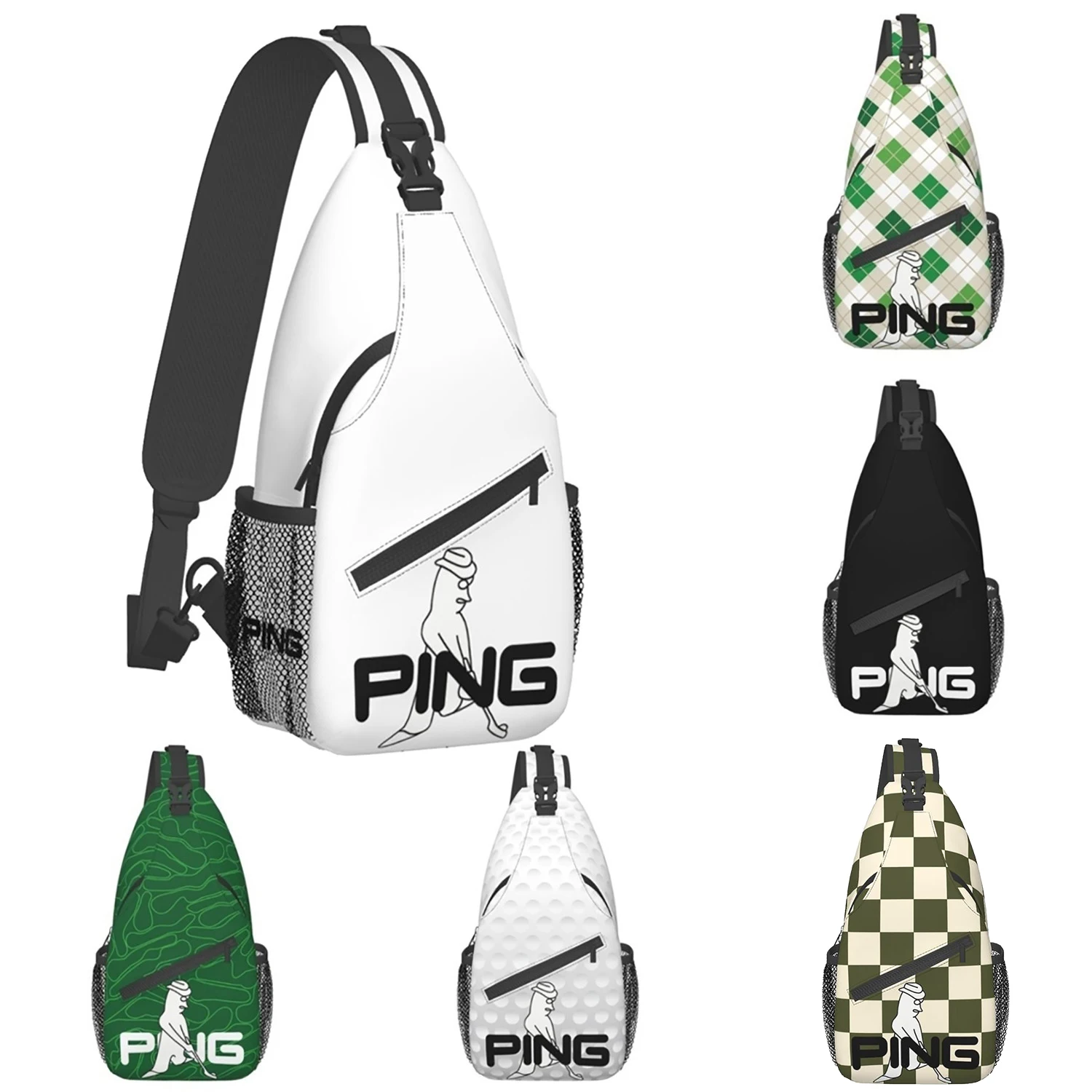 

2023 Popular Golf Sling Bags Accessories For Golfer Men Women Fashion Chest Belt Bag