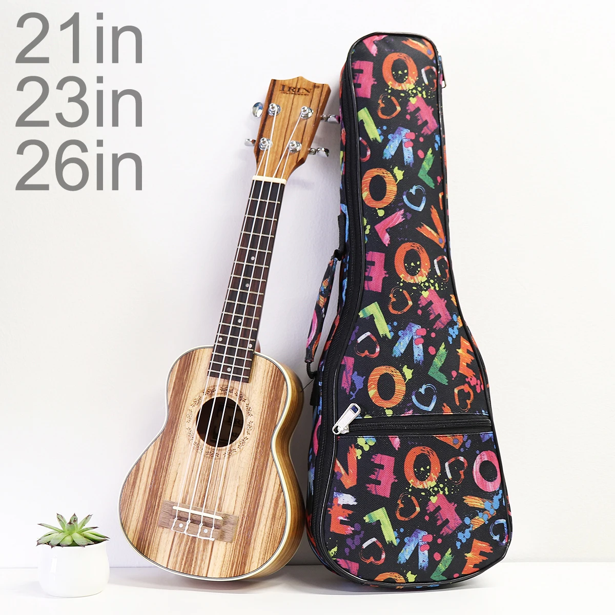 

21 23 26 Inch Portable Ukulele Bag Soft Case 10mm Sponge Concert Gig Bag Ukelele Mini Guitar Waterproof Backpack Padded