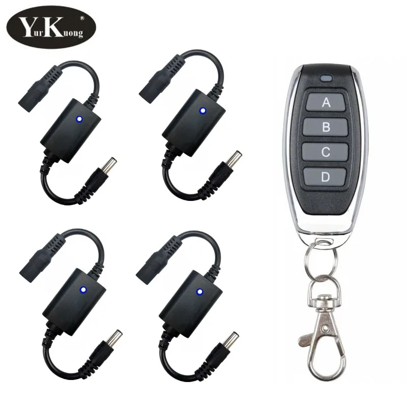 Светодиодная лента для чтения, микро-пульт дистанционного управления, 4,2 в, 5 В, 6 в, 7,4 В, 9, беспроводной Радиочастотный пульт дистанционного управления, релейный переключатель, драйвер питания, ВКЛ./ВЫКЛ.